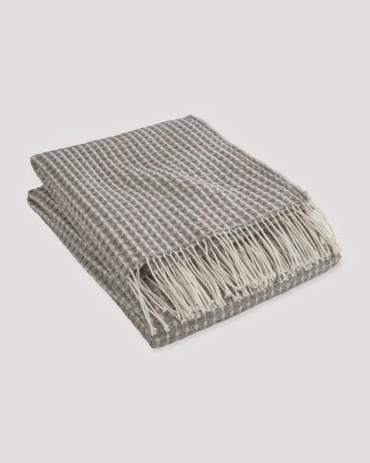 hessnatur Wollmix Waffle Plaid YARA aus Bio-Lambswool mit Bio-Baumwolle – Ansicht 3