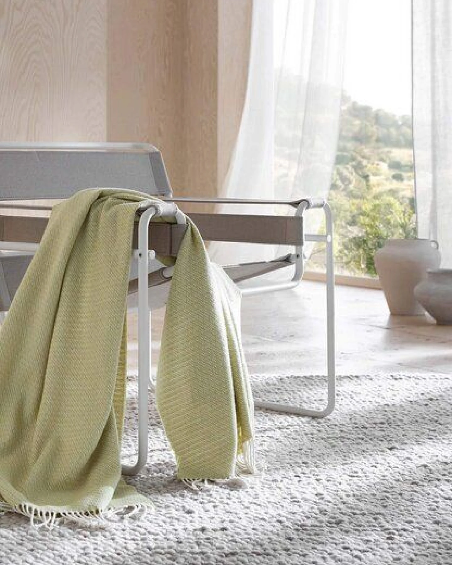 hessnatur Mix Plaid LIA aus Bio-Baumwolle mit Bio-Lambswool – Ansicht 4