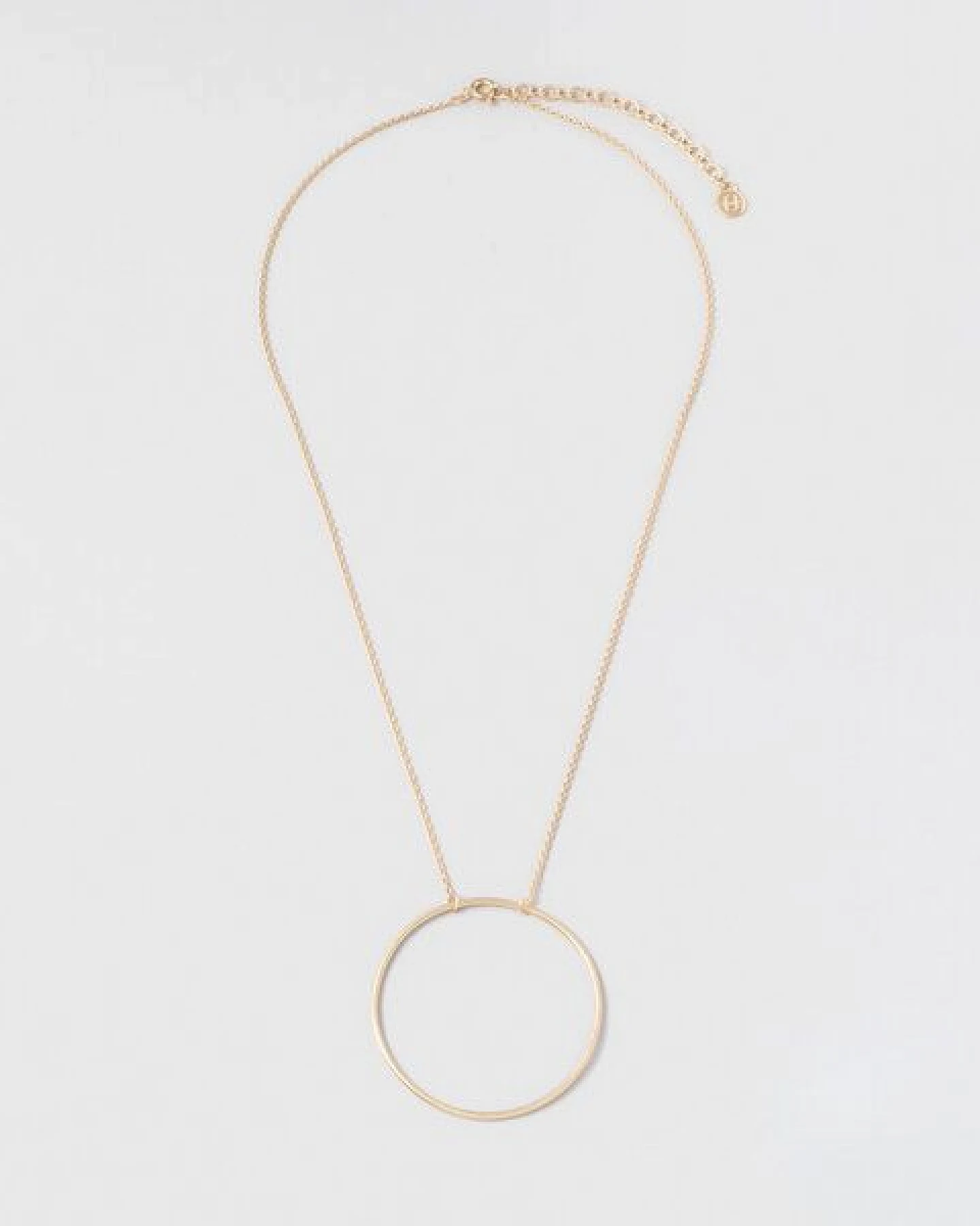 fejn jewelry Kette 'big circle' - mit großem Kreis – Ansicht 3