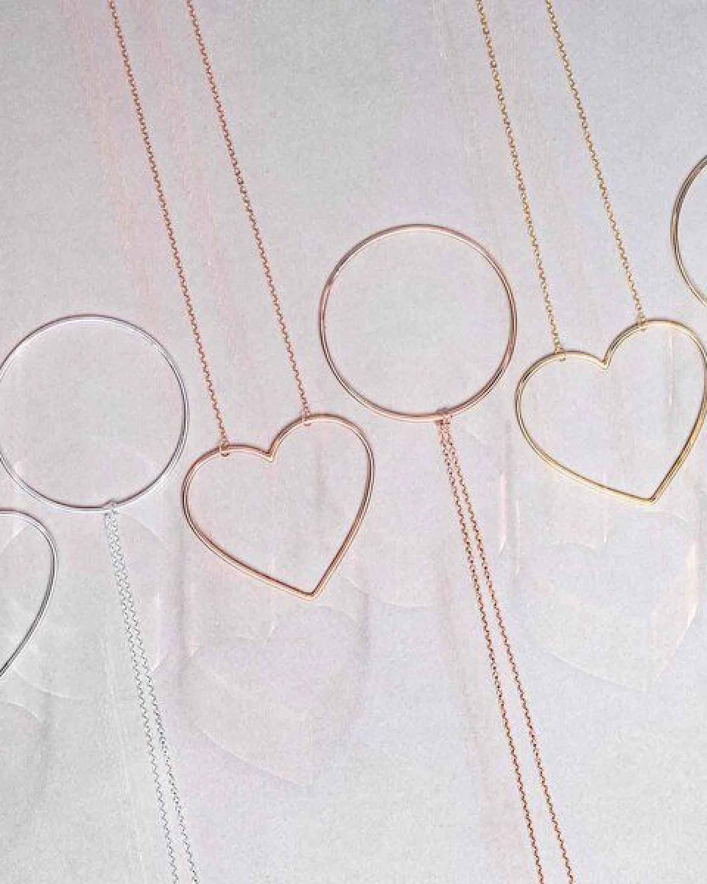 fejn jewelry Kette 'big circle' - mit großem Kreis – Ansicht 4