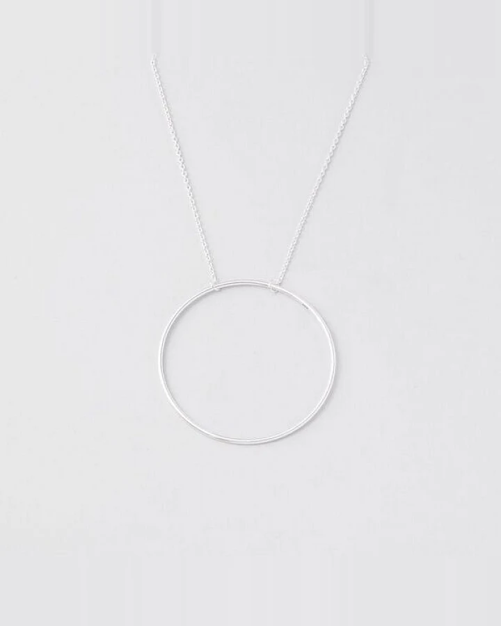 fejn jewelry Kette 'big circle' - mit großem Kreis