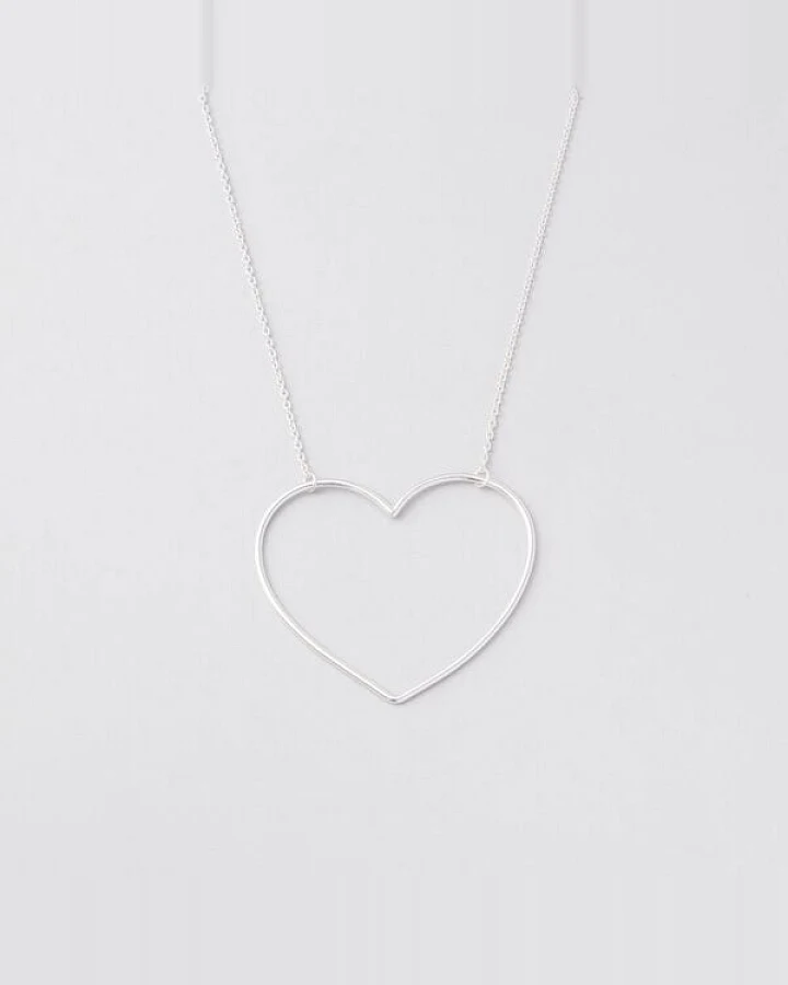 fejn jewelry Kette 'big heart' - mit großem Herz