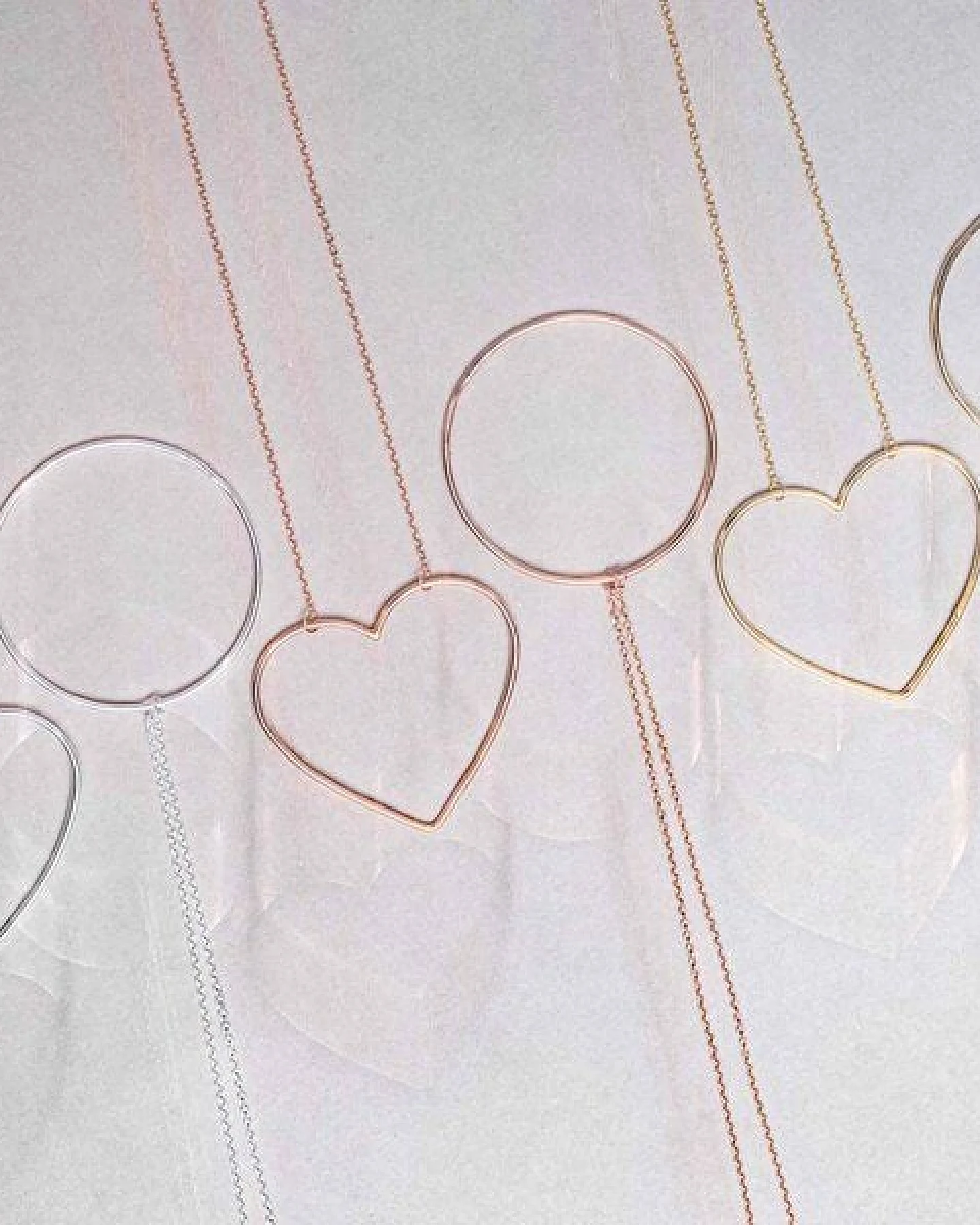 fejn jewelry Kette 'big heart' - mit großem Herz – Ansicht 2