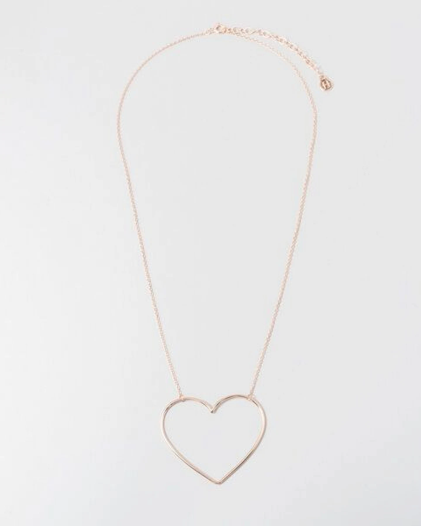 fejn jewelry Kette 'big heart' - mit großem Herz – Ansicht 3