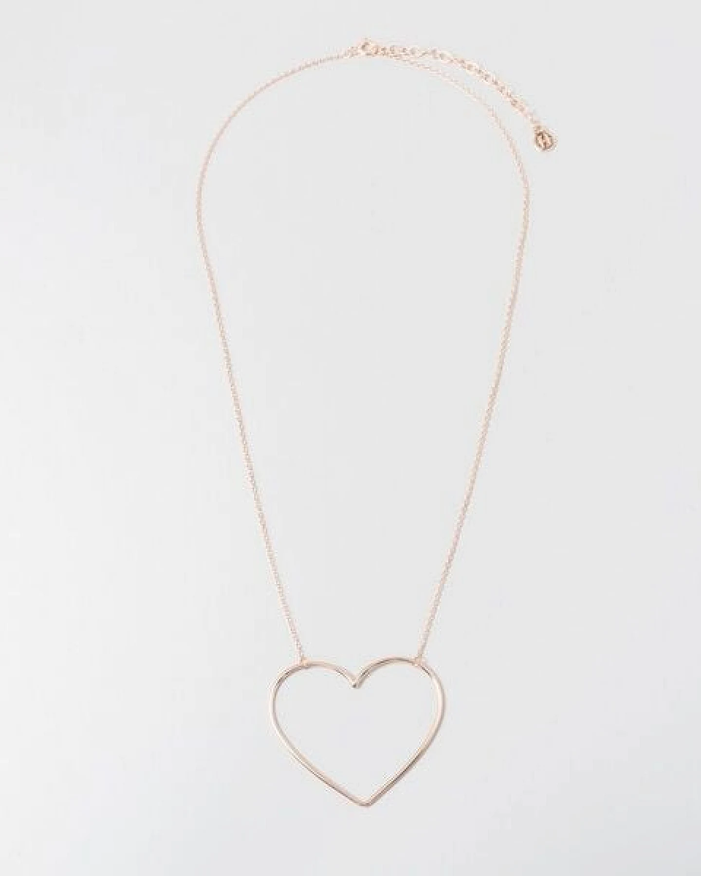 fejn jewelry Kette 'big heart' - mit großem Herz – Ansicht 3