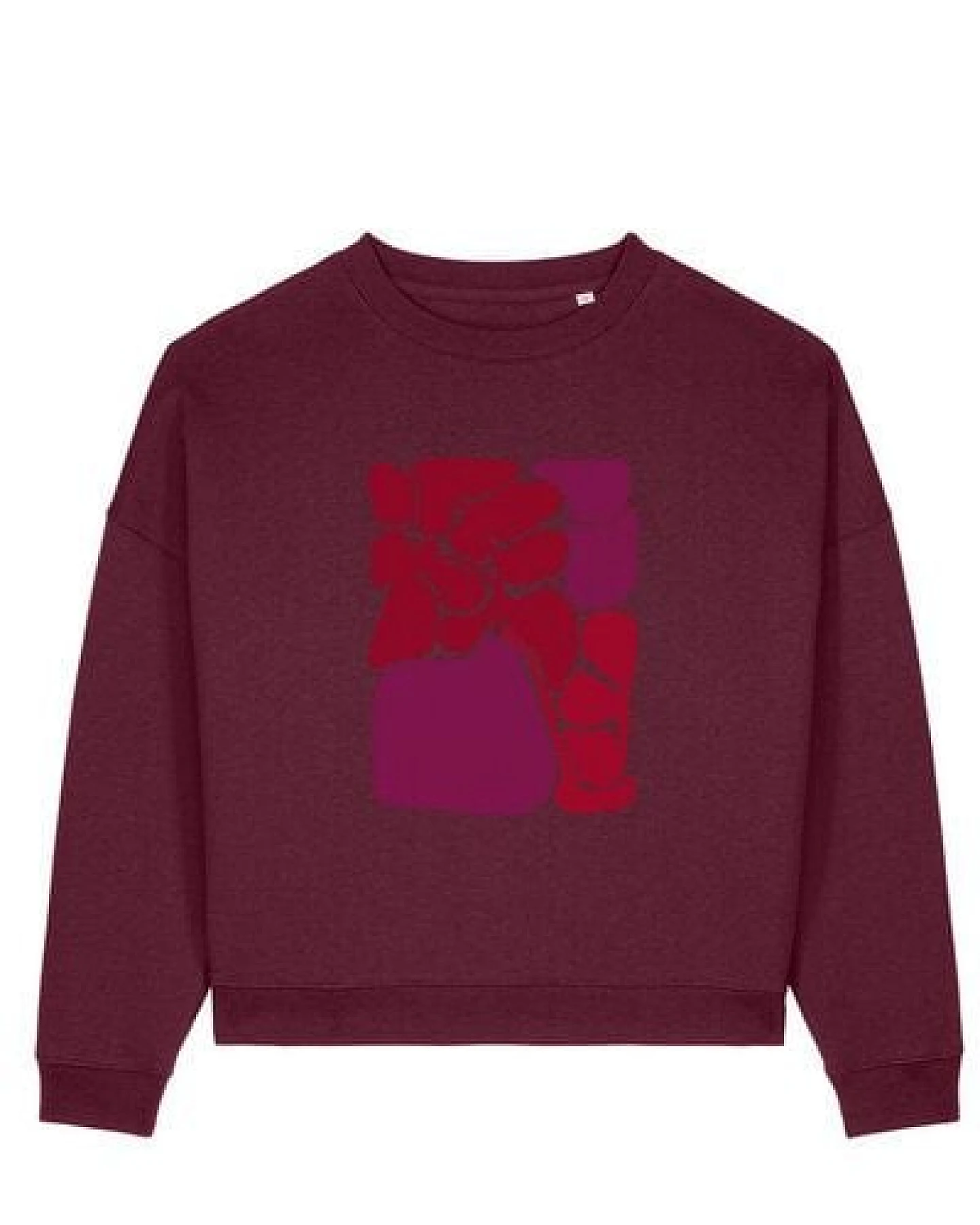 Kultgut Artdesign - Biofair- Kuscheliger Sweater im Boxistyle / Love Field – Ansicht 2