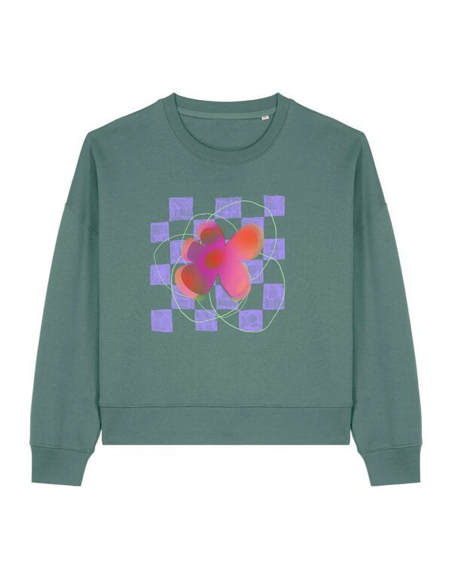 Kultgut Artdesign - Biofair- Pulloversweater im Boxistyle / Dopamin Shot – Ansicht 4