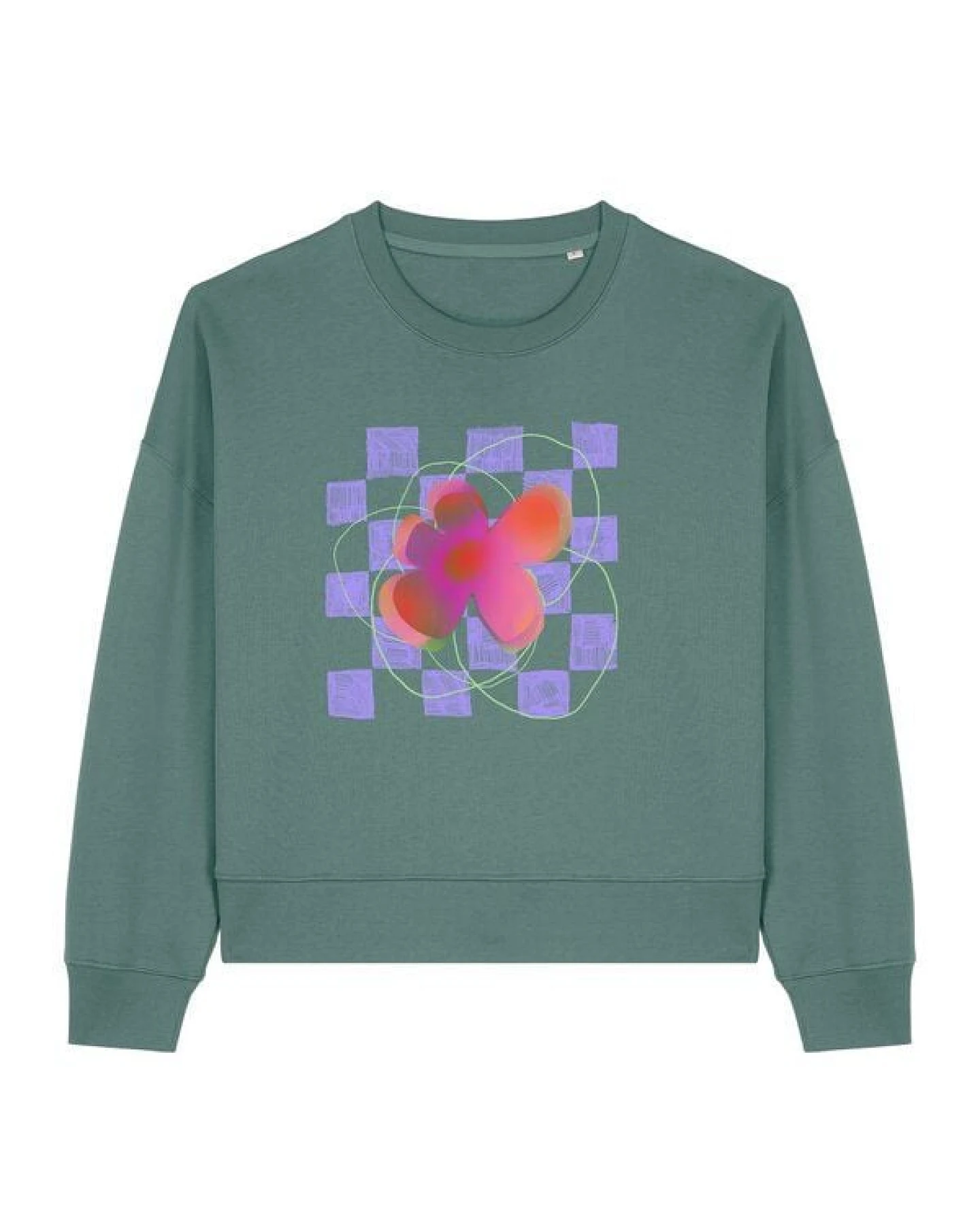 Kultgut Artdesign - Biofair- Pulloversweater im Boxistyle / Dopamin Shot – Ansicht 4