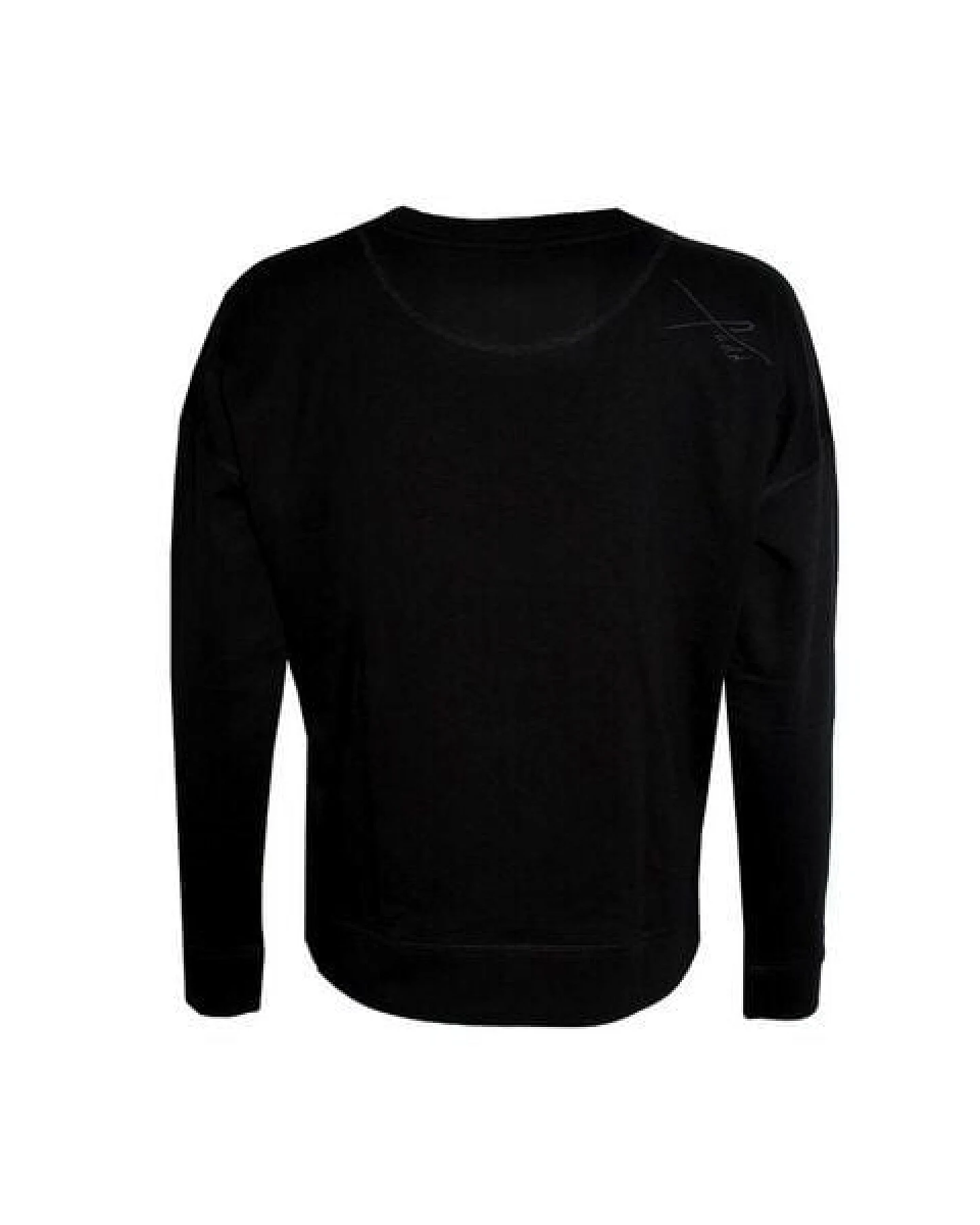 FÄDD Damen Sweatshirt Pullover aus Bio-Baumwolle "Bit Koi BT" Schwarz – Ansicht 3