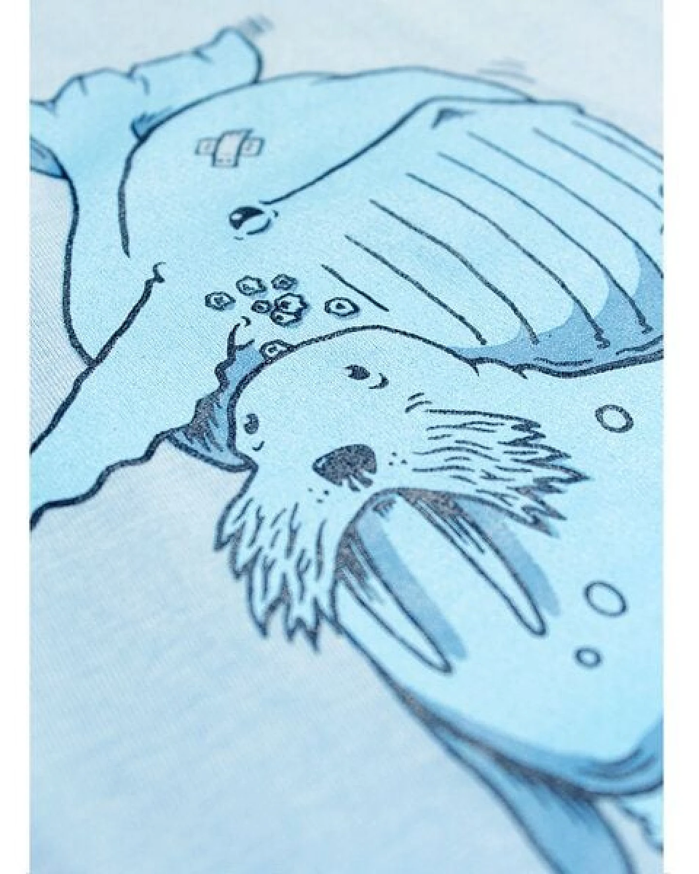 FÄDD Kinder T-Shirt Rundhals Bio-Baumwolle Die Kieler Seemusikanten Blau – Ansicht 4
