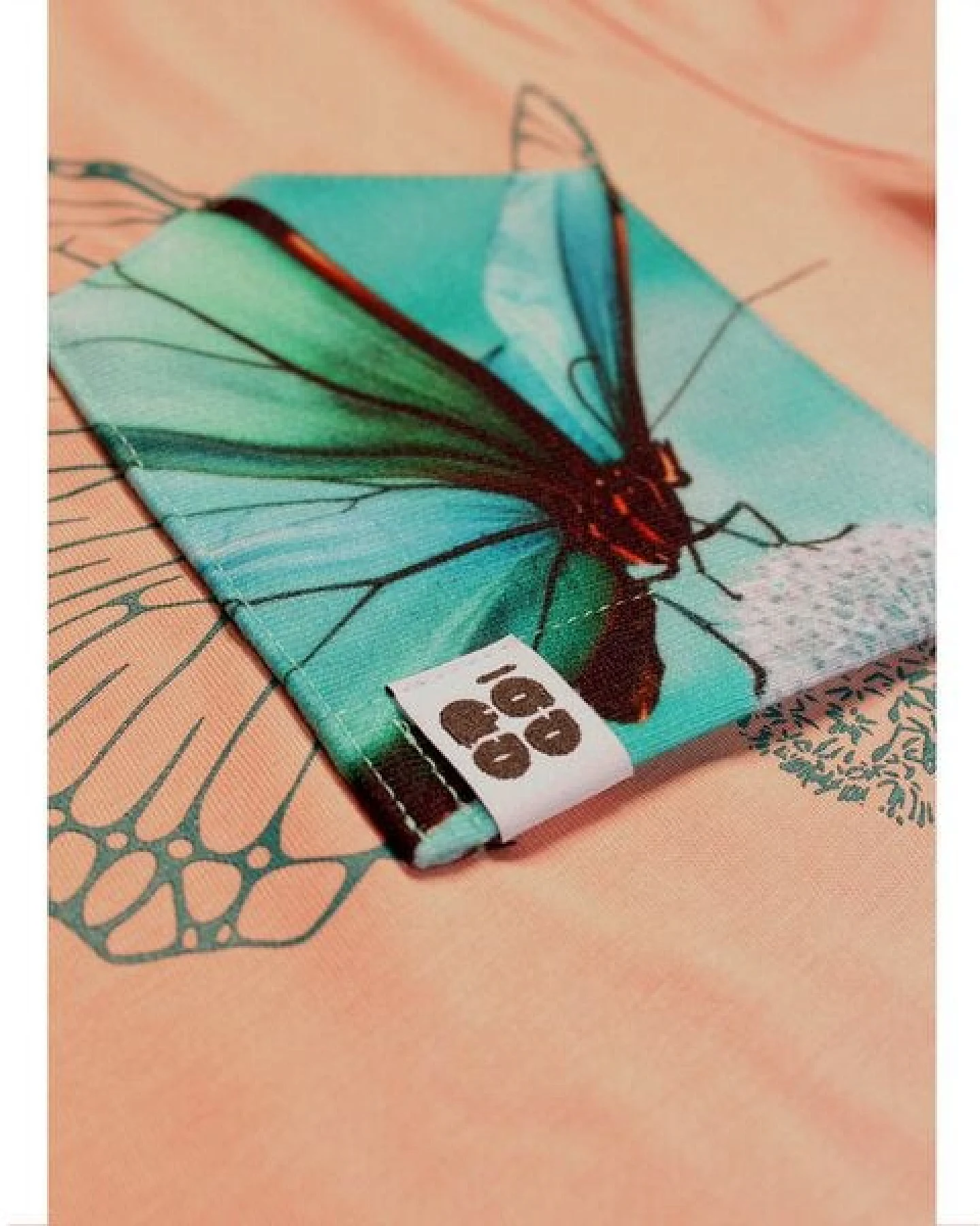 FÄDD Kinder T-Shirt Rundhals Bio-Baumwolle "Butterfliege BT Kidz" Orange – Ansicht 4