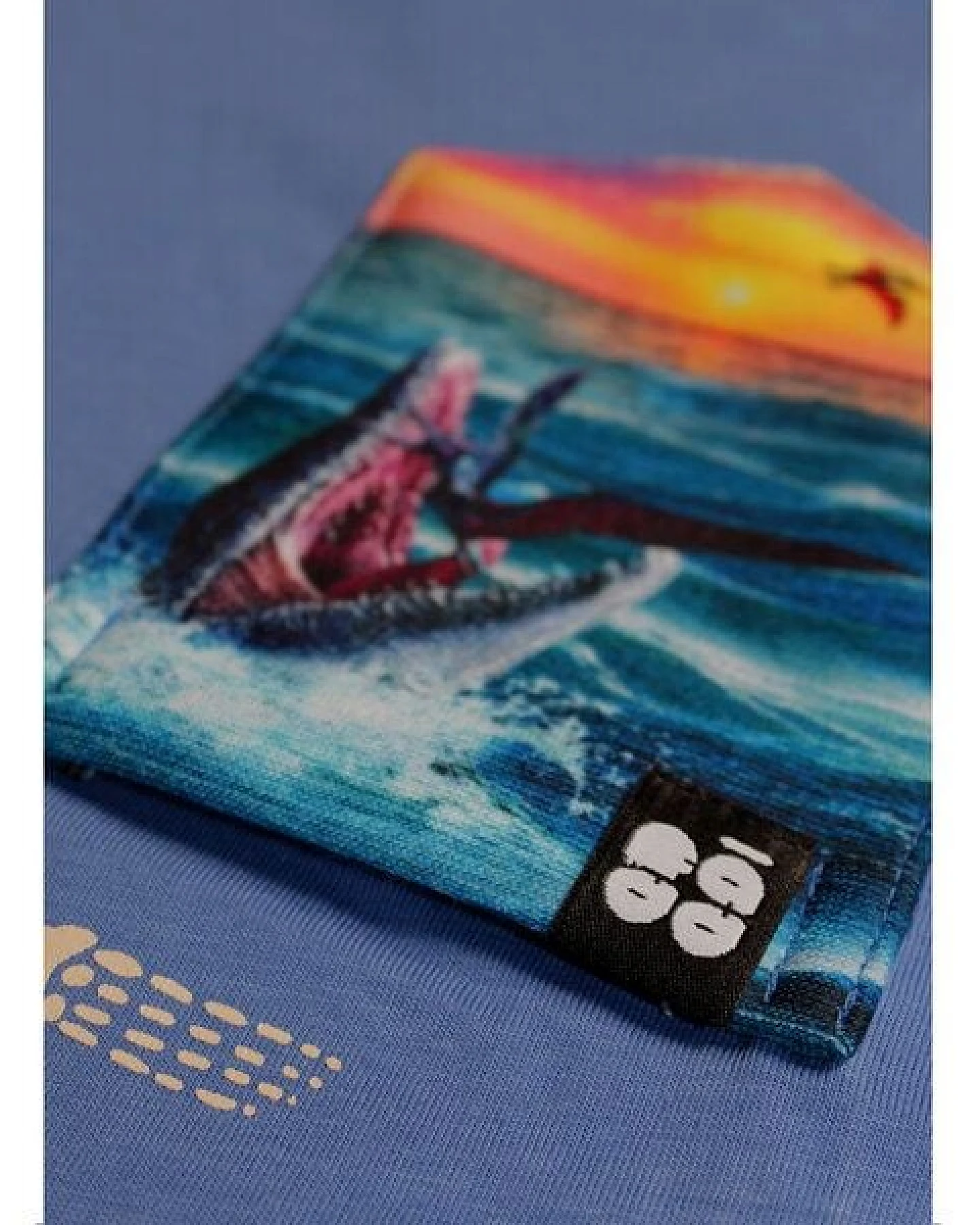 FÄDD Kinder T-Shirt Rundhals Bio-Baumwolle "Mosasaurus BT" Blau – Ansicht 4