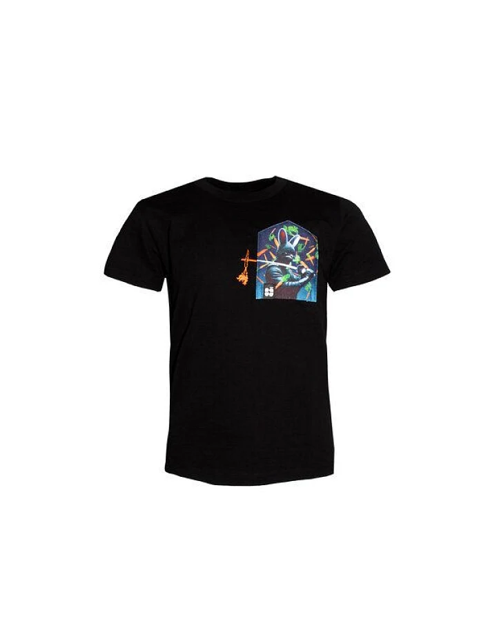FÄDD Kinder T-Shirt Rundhals aus Bio-Baumwolle "Ninja BT" Schwarz