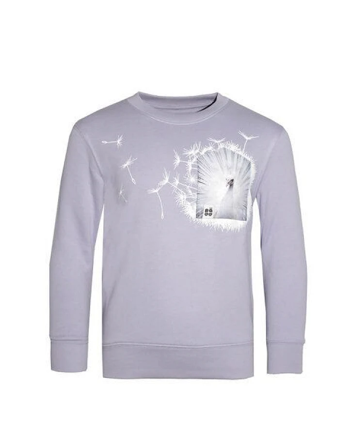 FÄDD Kinder Sweatshirt Pullover Bio-Baumwolle "weißer Vau (Kidz)" Lila