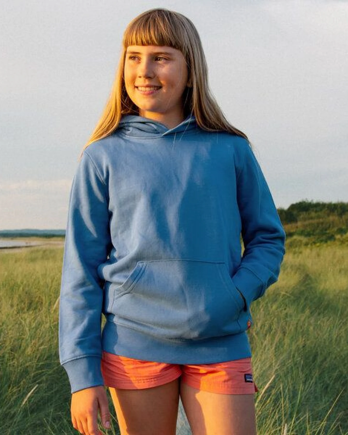 Cmig Kinder Hoodie Laufhase in blau – Ansicht 3