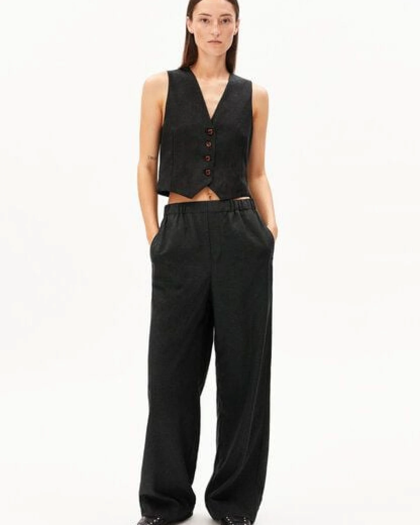 ARMEDANGELS JONVAALIE PREMIUM Damen Webhose aus TENCEL Lyocell – Ansicht 4