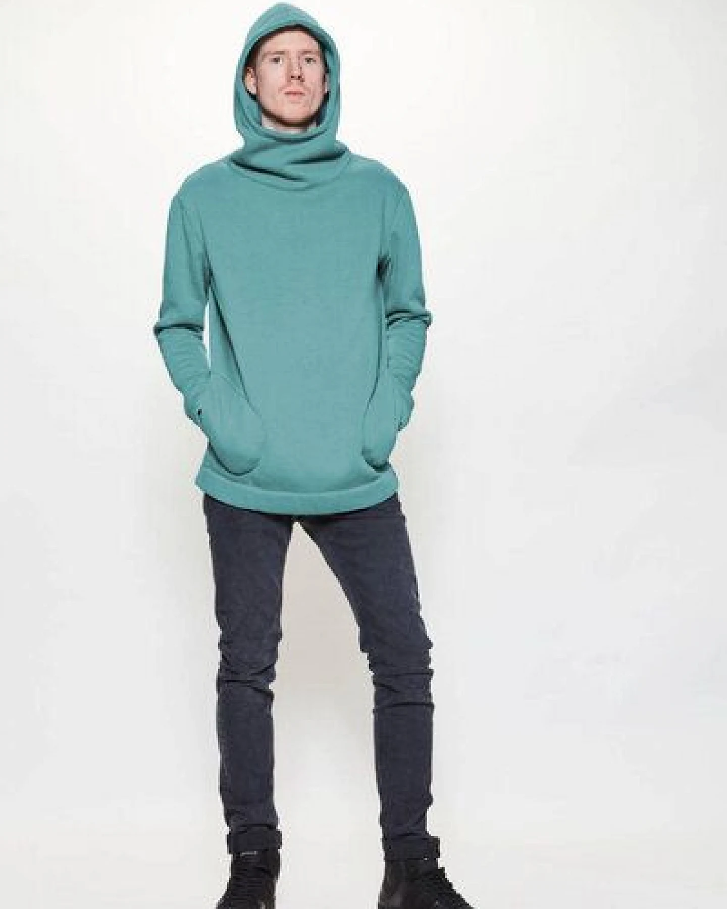 LUMEN organic Hoodie LONG Heavy Sweat – Ansicht 2
