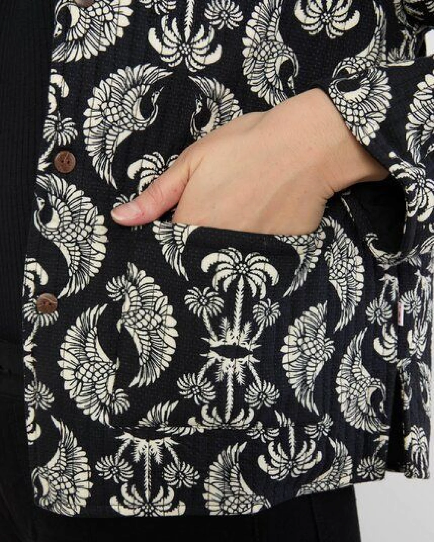 Blutsgeschwister Gemusterte Übergangsjacke Quilted Love – Ansicht 3