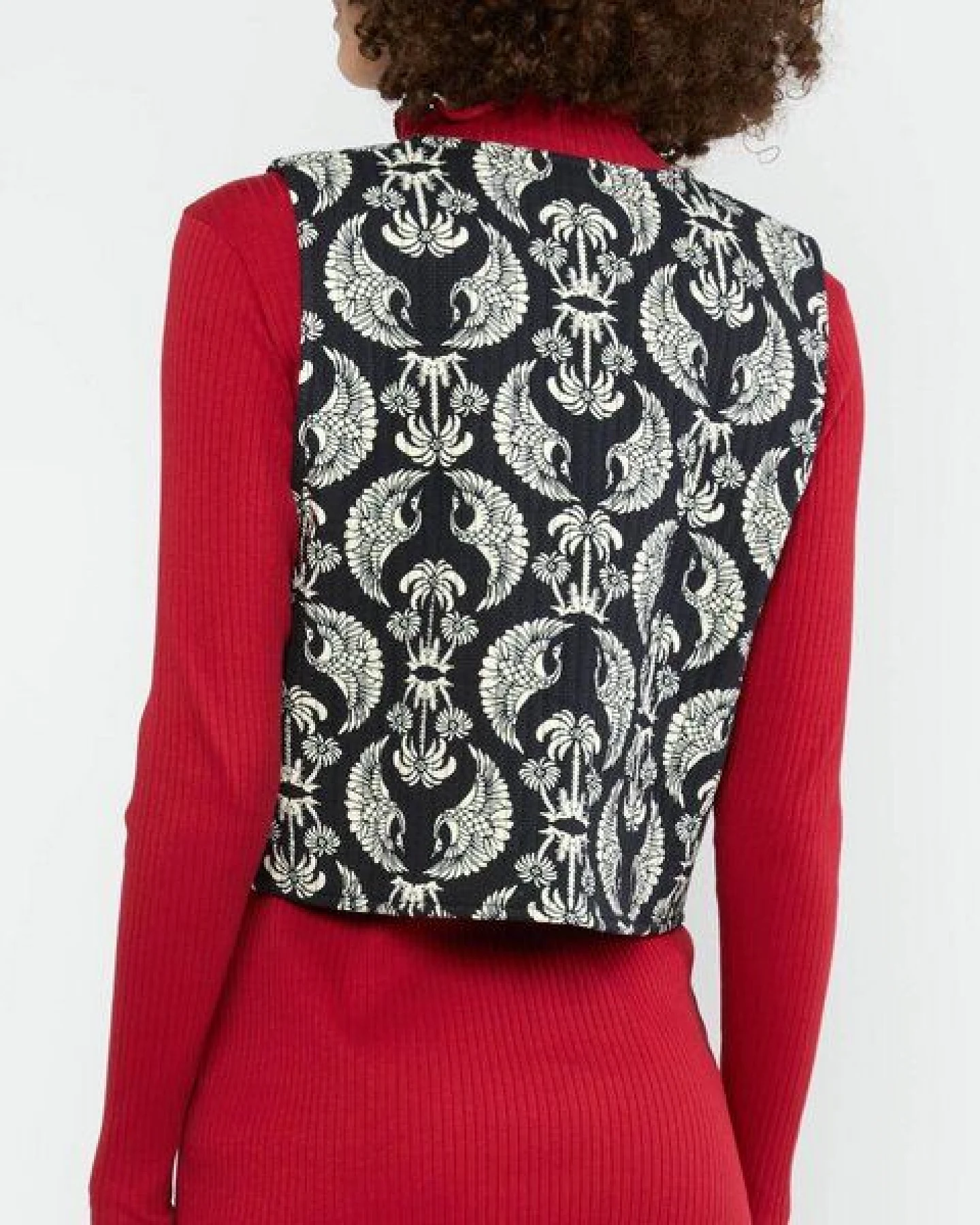 Blutsgeschwister Gemusterte Weste - Westcoast Waistcoat – Ansicht 2