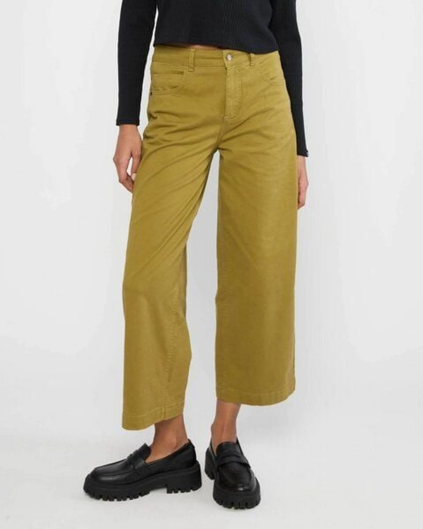 Blutsgeschwister High Waist Culotte Jeans aus Bio-Baumwolle – Ansicht 2