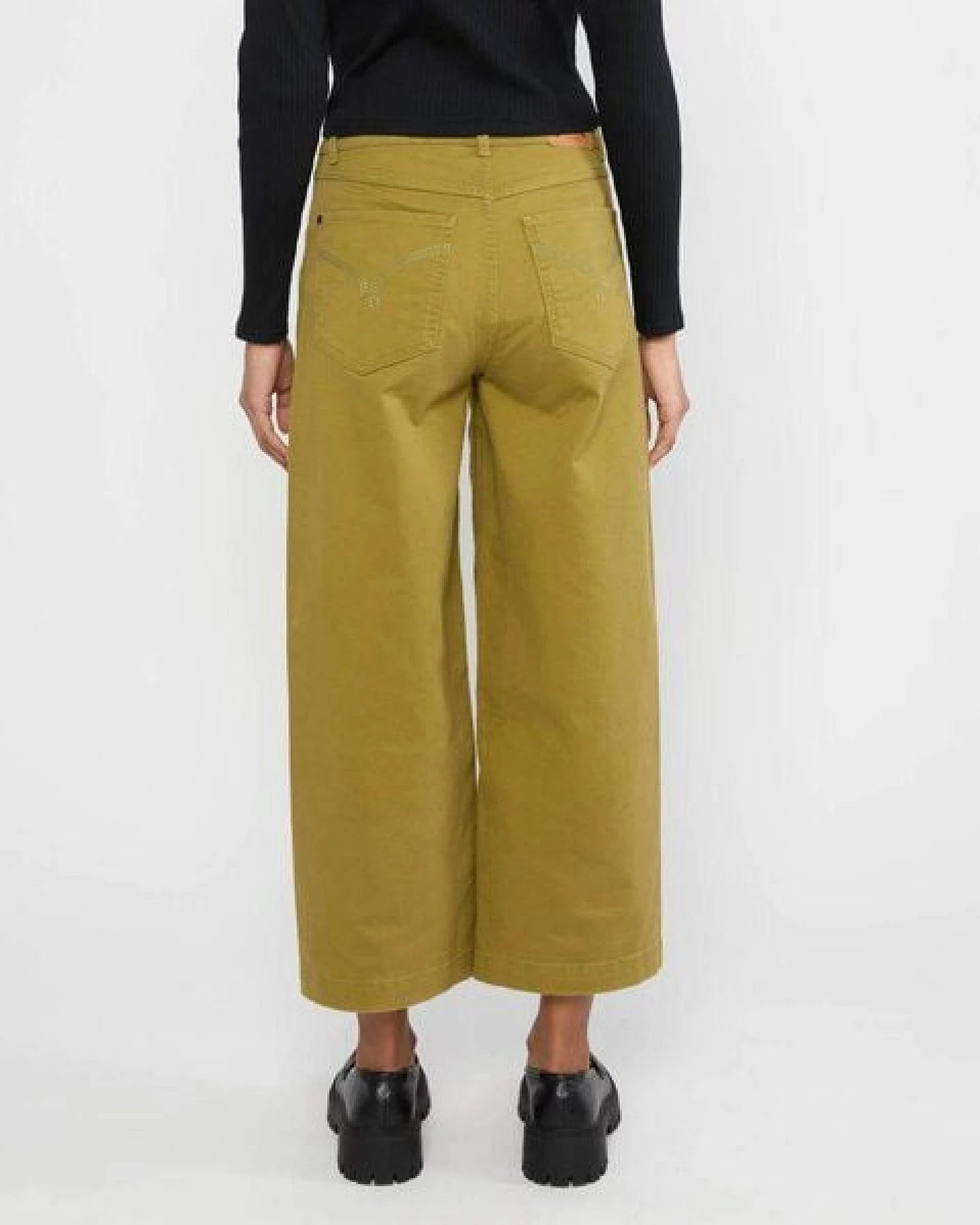 Blutsgeschwister High Waist Culotte Jeans aus Bio-Baumwolle – Ansicht 3