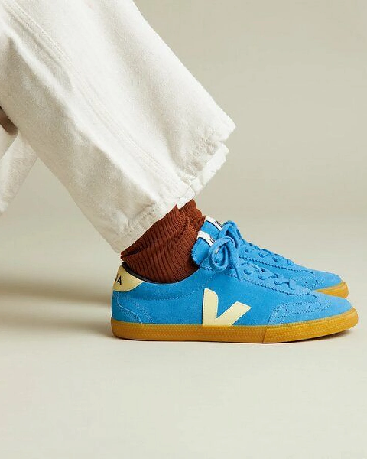 Veja - Herren Volley Suede Edge Sun – Ansicht 4