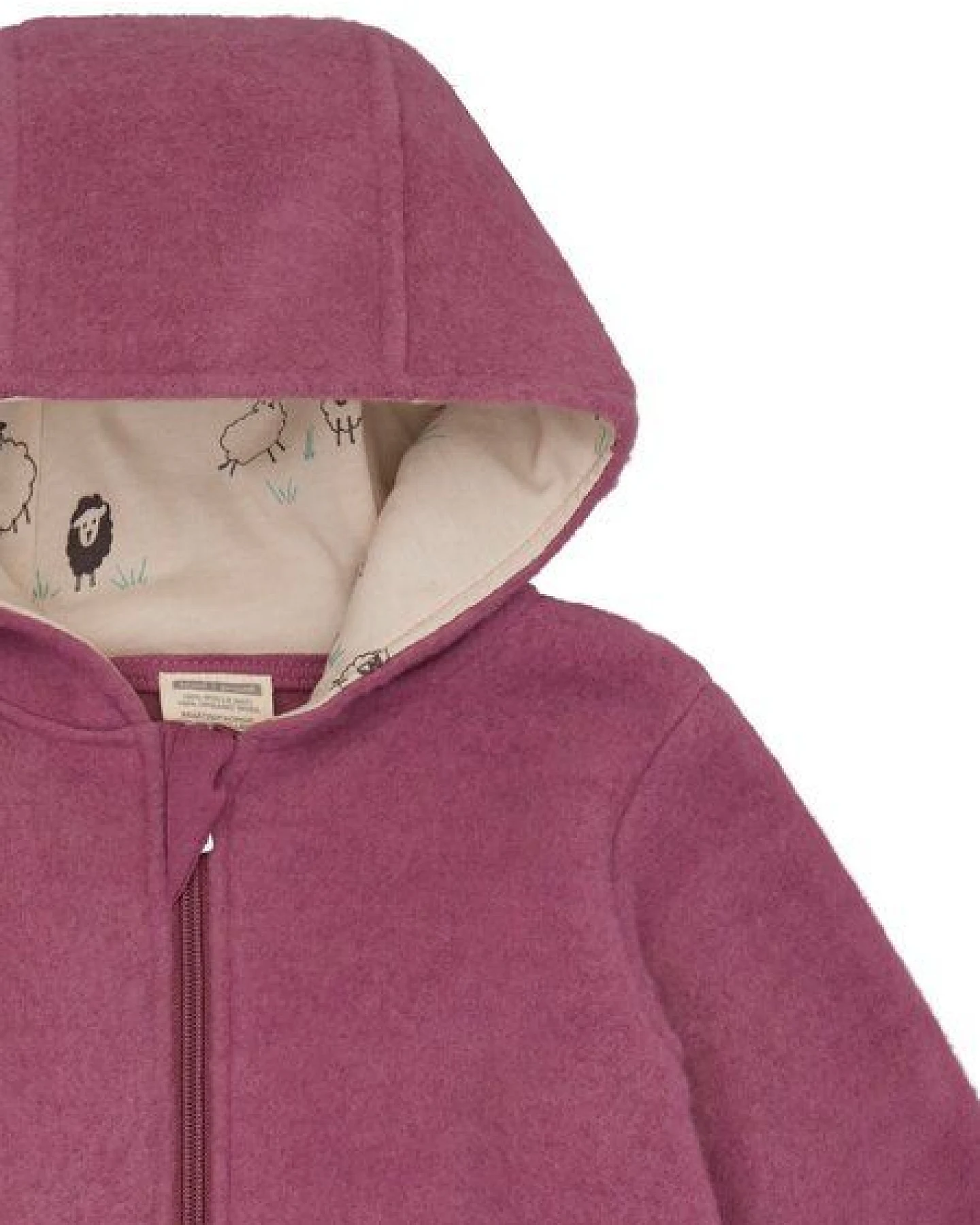 loud + proud Babys & Kinder Wollfleece-Overall, GOTS-zertifiziert – Ansicht 3