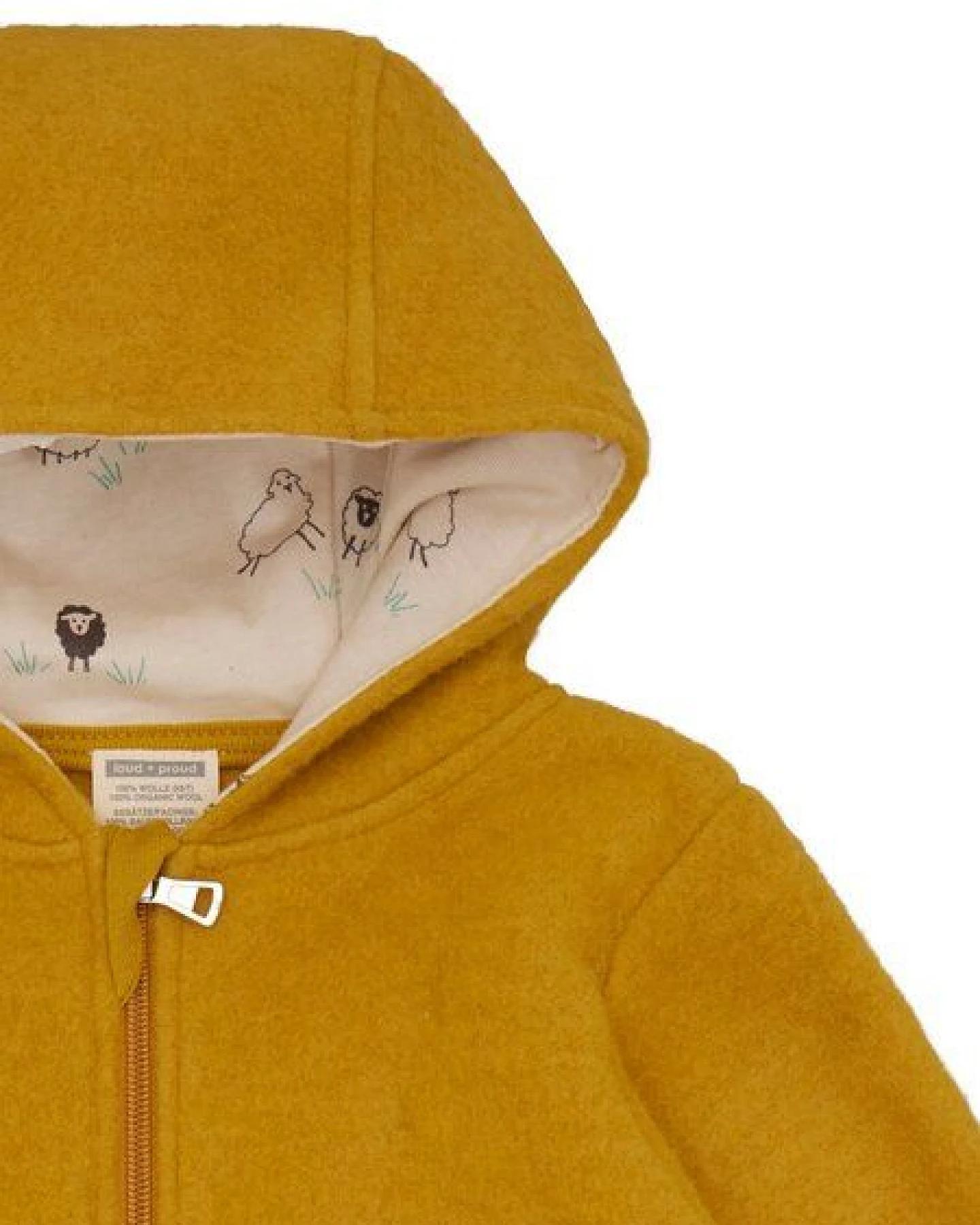 loud + proud Babys & Kinder Wollfleece-Overall, GOTS-zertifiziert – Ansicht 3