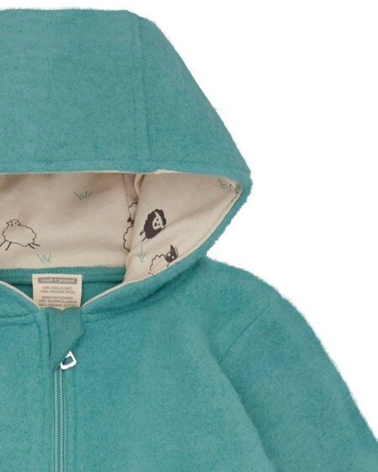loud + proud Babys & Kinder Wollfleece-Overall, GOTS-zertifiziert – Ansicht 3