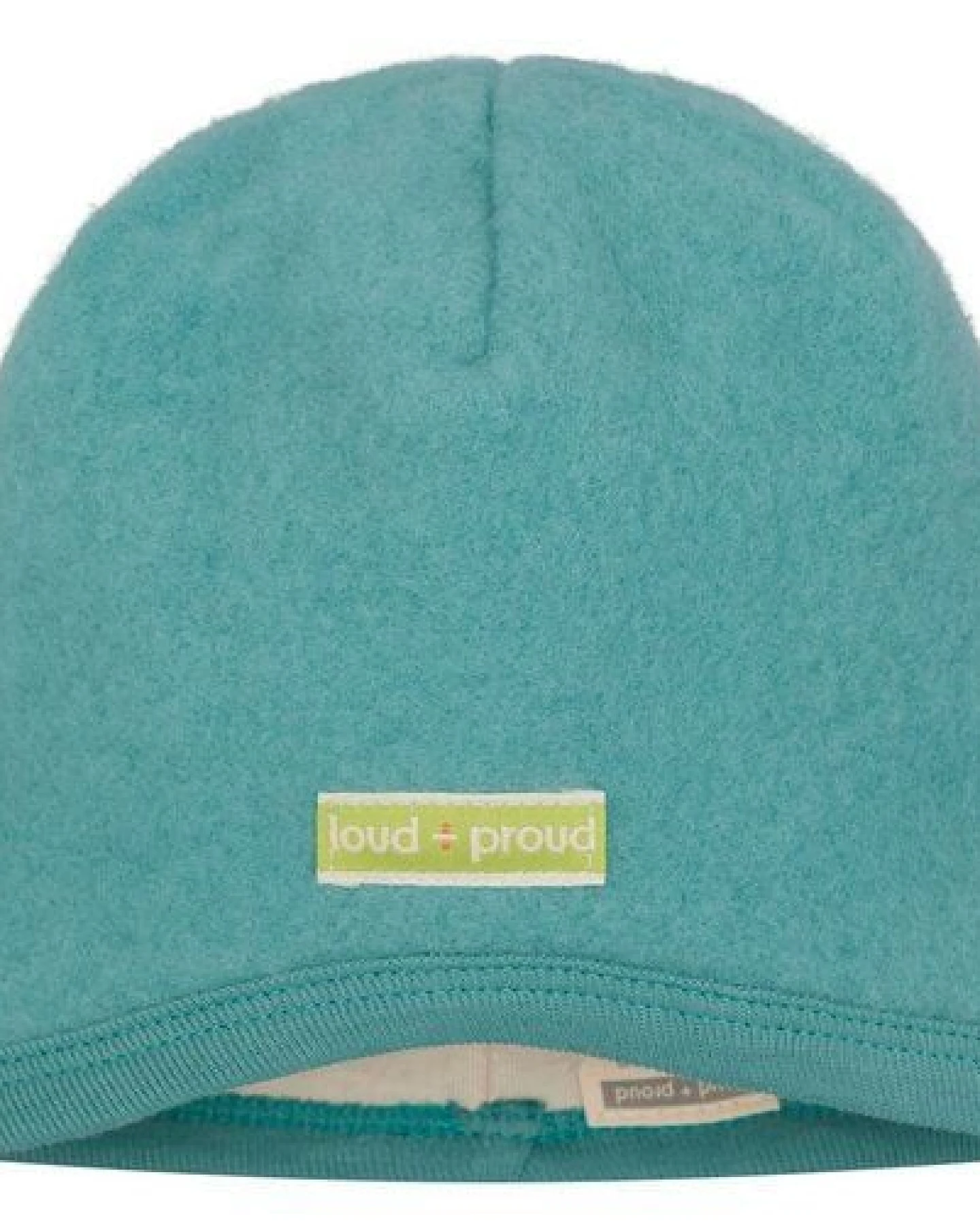 loud + proud Babys & Kinder Mütze Wollfleece, GOTS-zertifiziert – Ansicht 3