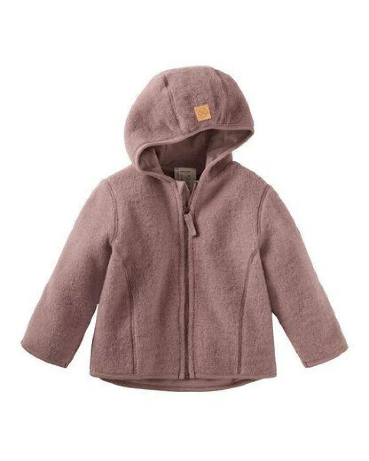 hessnatur Wollfleece Jacke aus reiner Bio-Merinowolle
