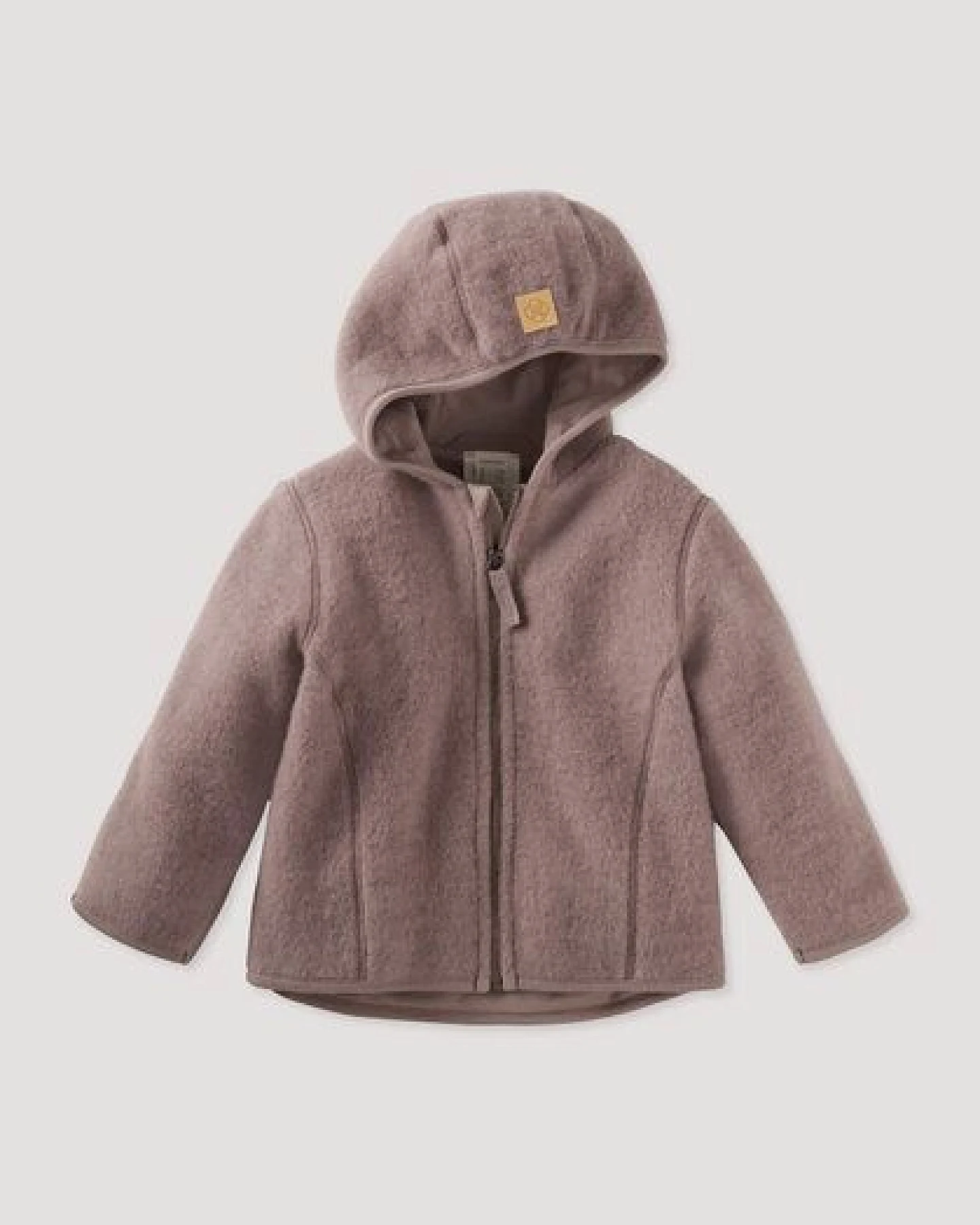 hessnatur Wollfleece Jacke aus reiner Bio-Merinowolle – Ansicht 2