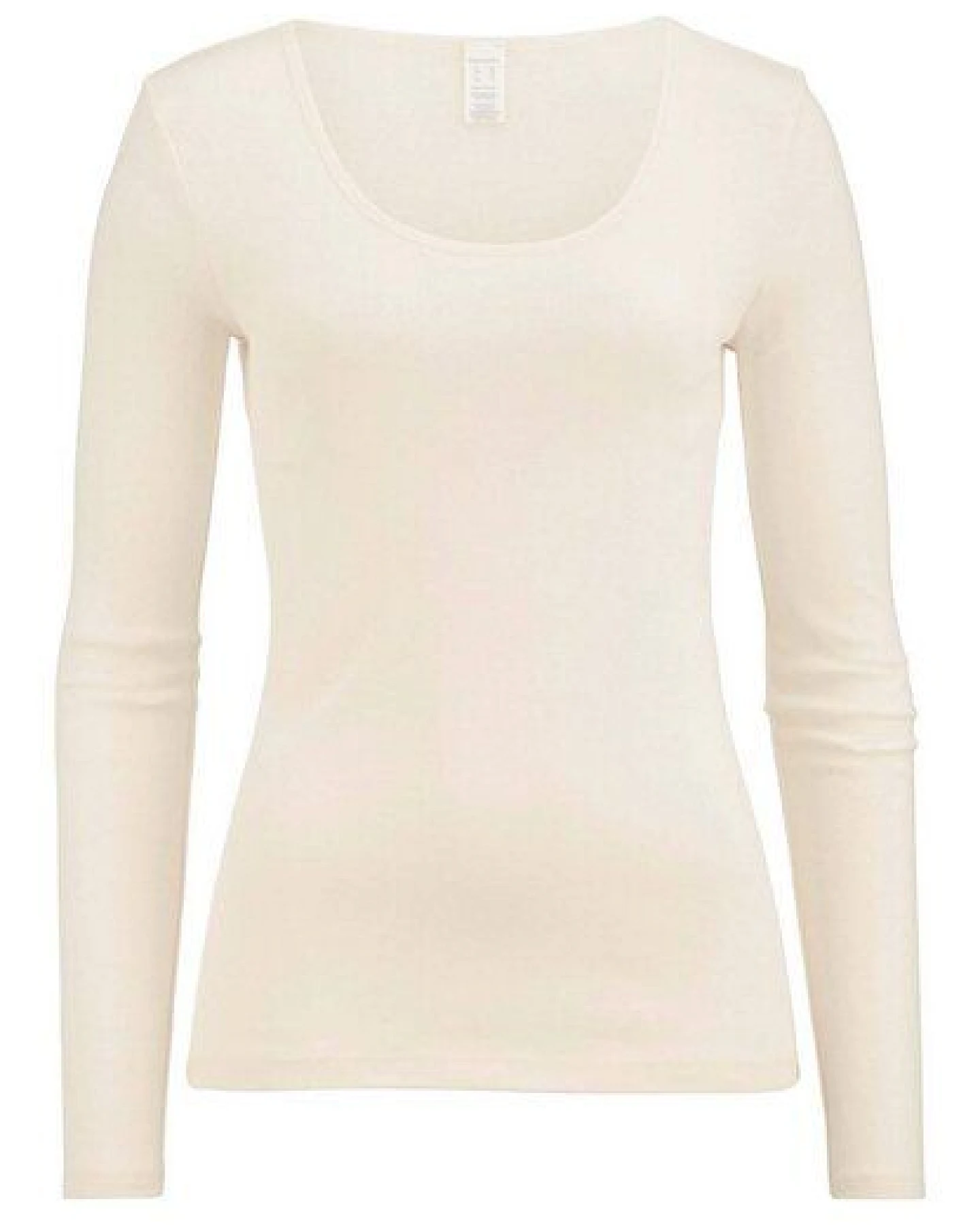 hessnatur Langarmshirt Rundhals Fitted PURE NATURE aus reiner Bio-Baumwolle – Ansicht 3