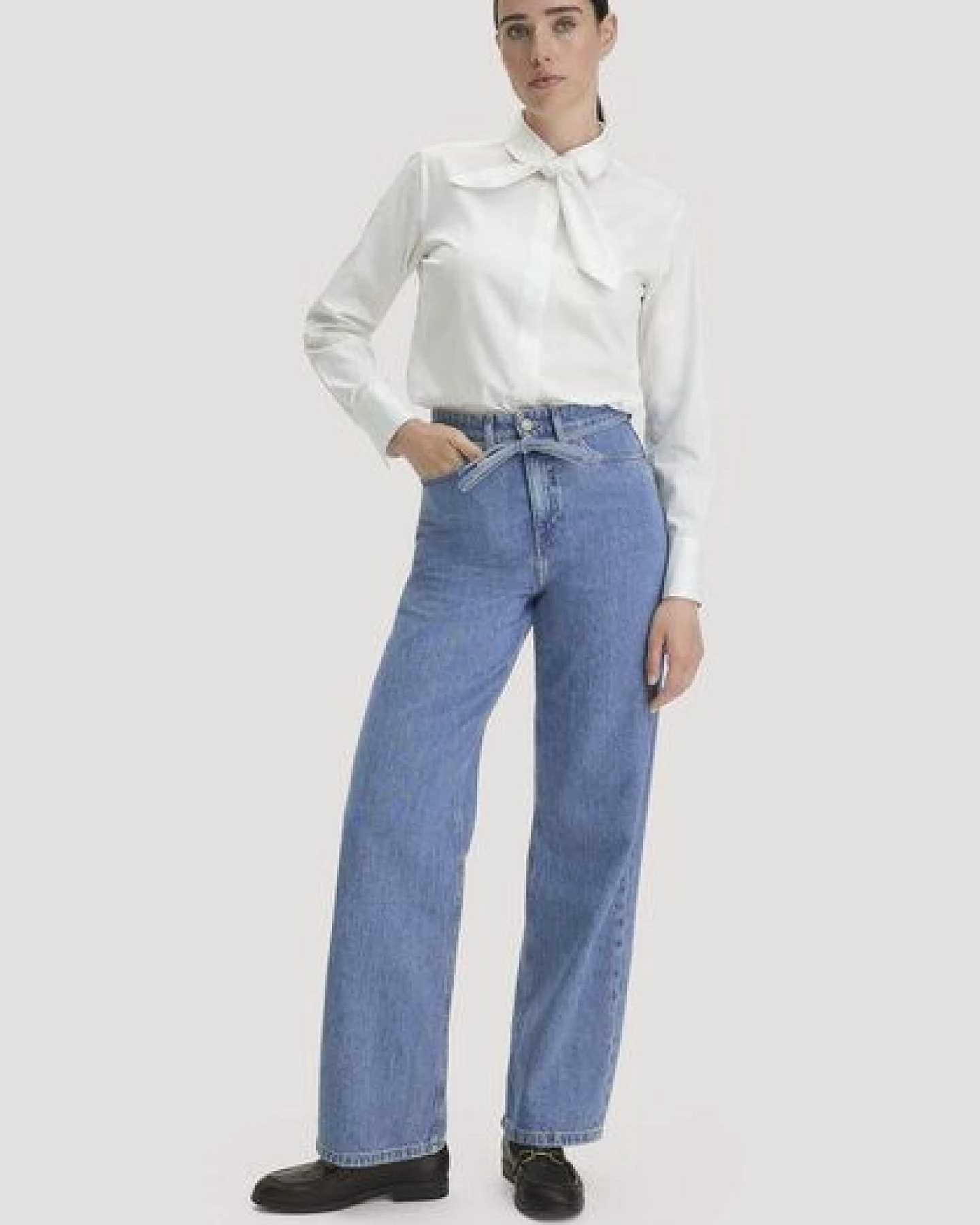 hessnatur Jeans ALVA Wide Leg Soft aus Bio-Baumwolle mit TENCEL Lyocell – Ansicht 2