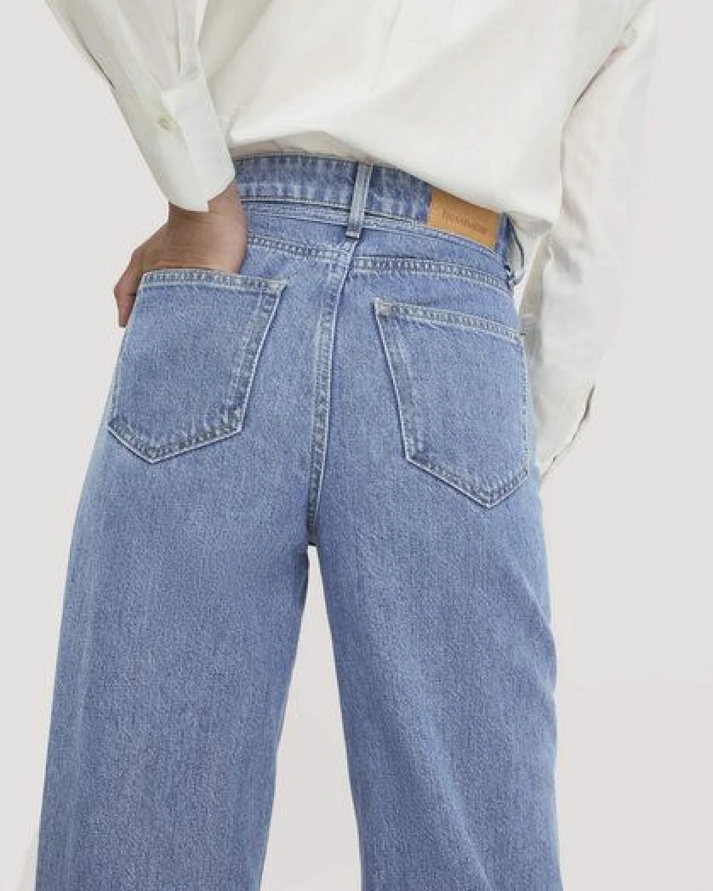 hessnatur Jeans ALVA Wide Leg Soft aus Bio-Baumwolle mit TENCEL Lyocell – Ansicht 2