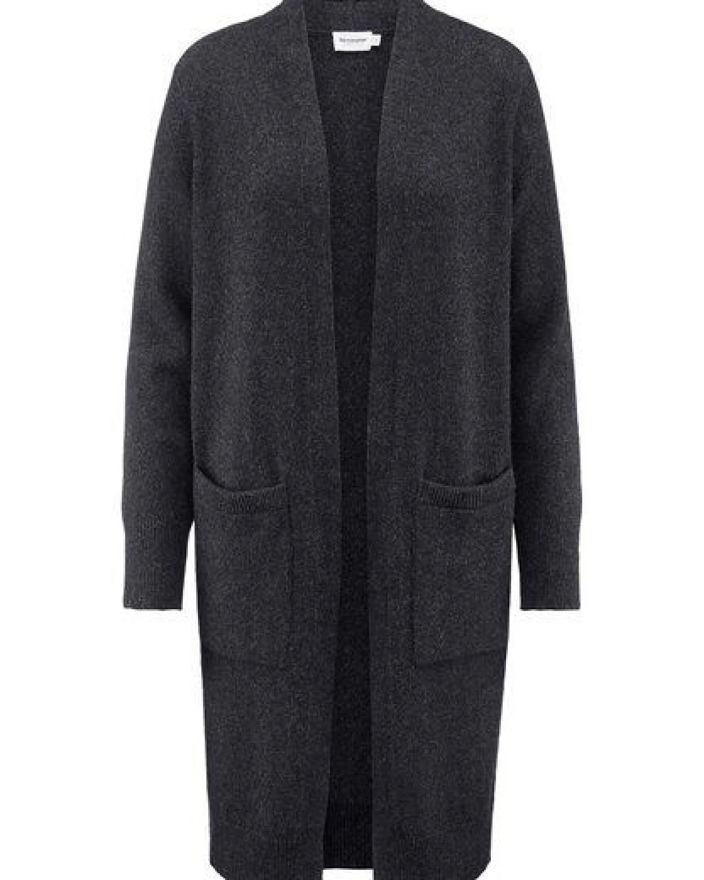 hessnatur Strick Jacke Relaxed aus Bio-Schurwolle mit Bio-Baumwolle – Ansicht 3