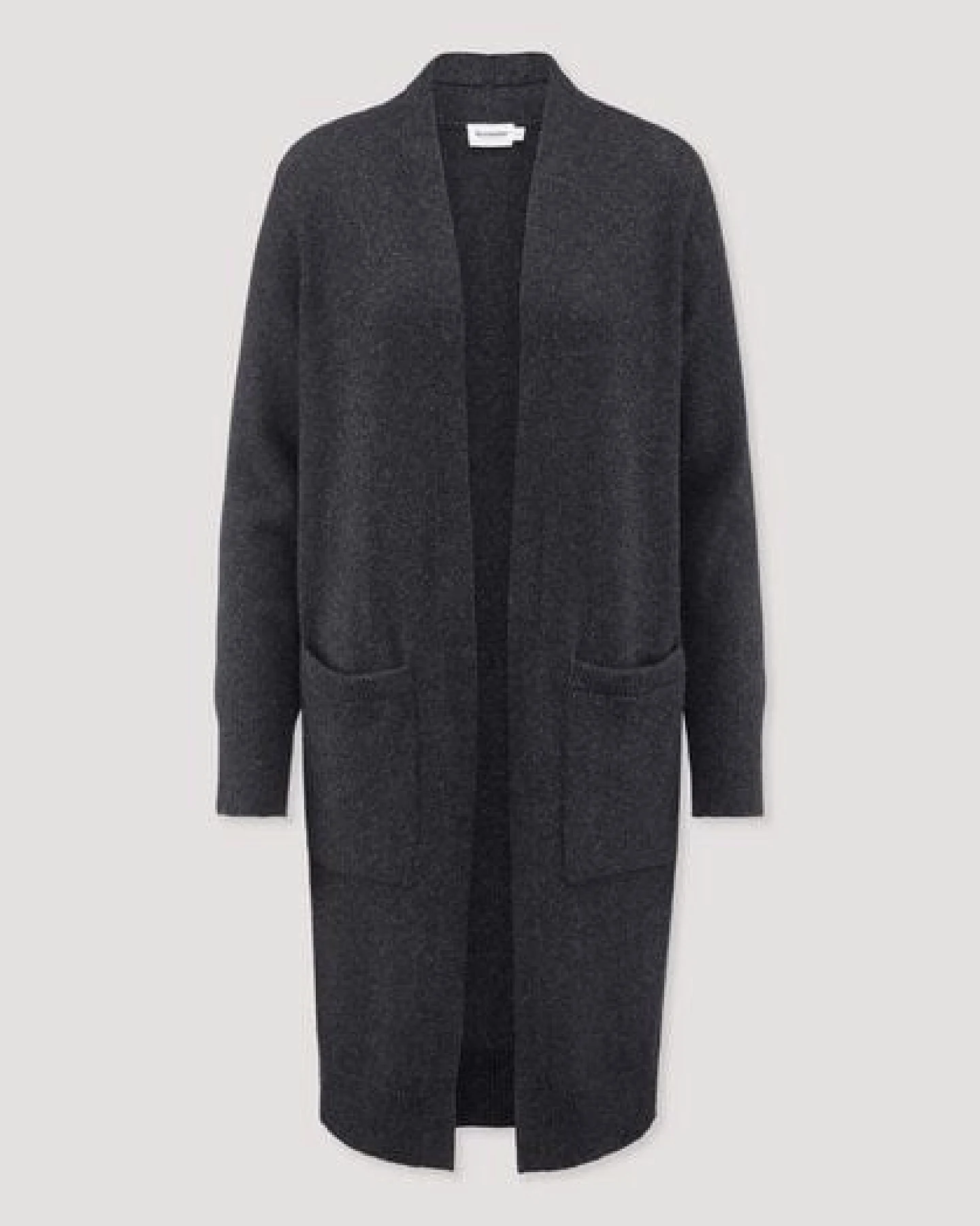 hessnatur Strick Jacke Relaxed aus Bio-Schurwolle mit Bio-Baumwolle – Ansicht 4