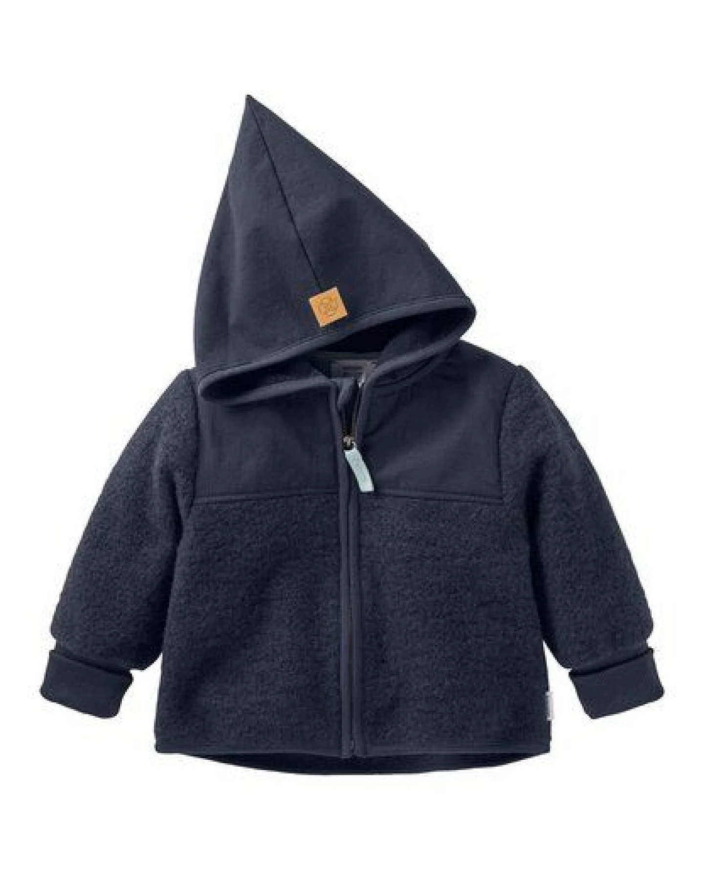 hessnatur Wollfleece Jacke aus Bio-Merinowolle mit Softshell – Ansicht 2
