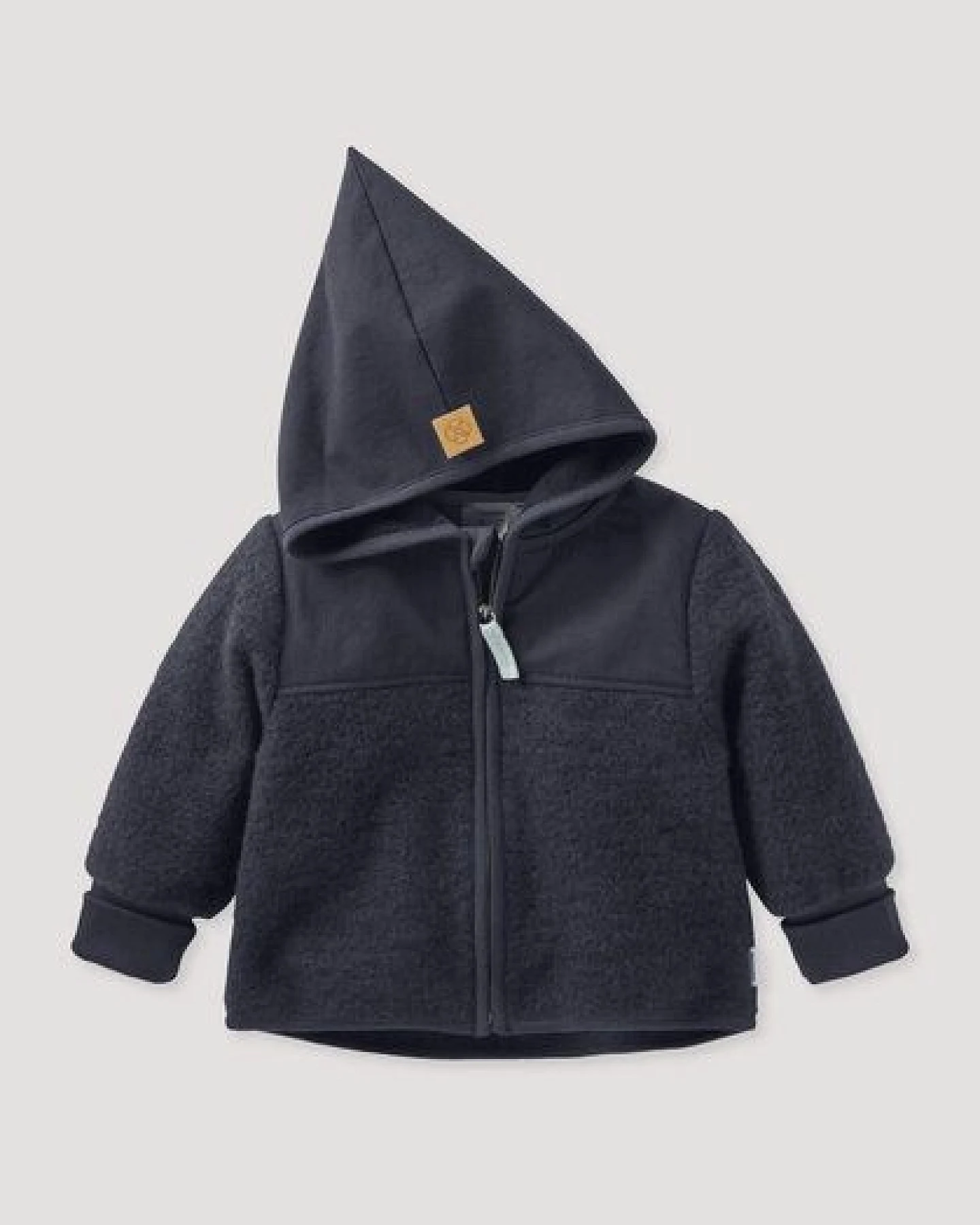 hessnatur Wollfleece Jacke aus Bio-Merinowolle mit Softshell – Ansicht 3