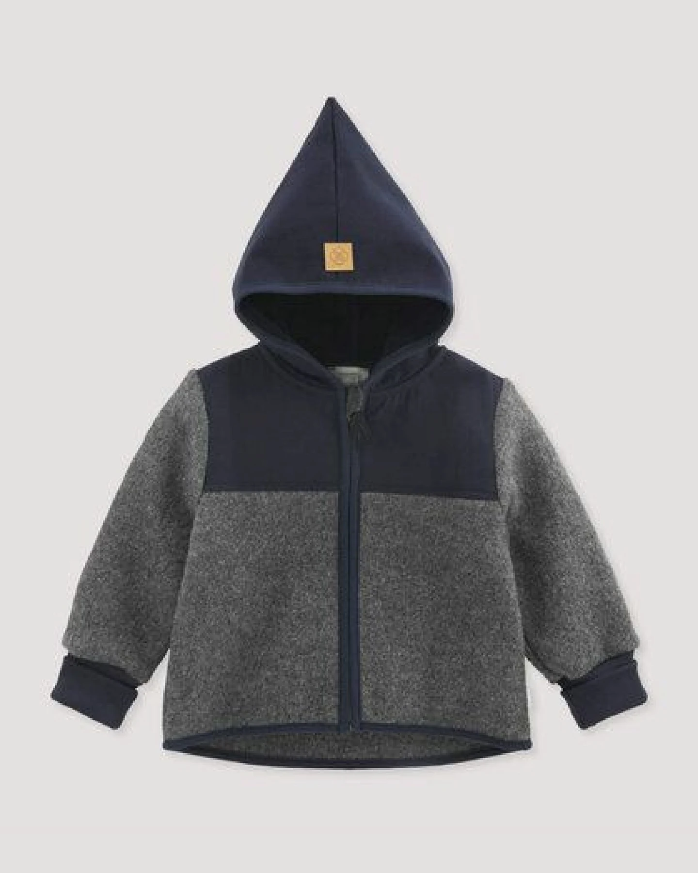 hessnatur Wollwalk Jacke aus Bio-Merinowolle mit Softshell – Ansicht 3