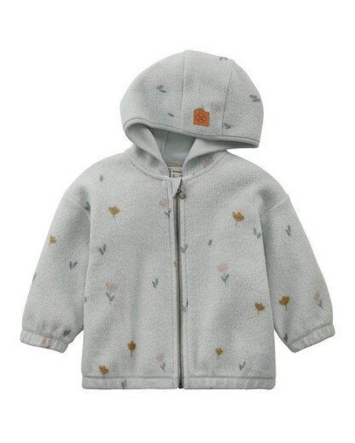 hessnatur Fleece Jacke reiner Bio-Baumwolle