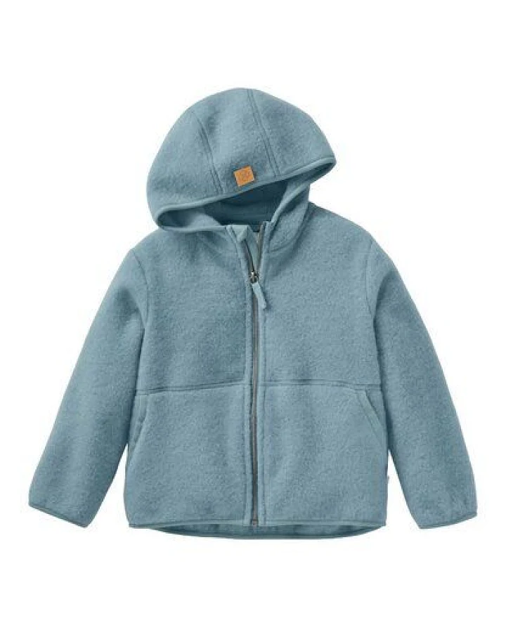 hessnatur Wollfleece Jacke aus reiner Bio-Merinowolle