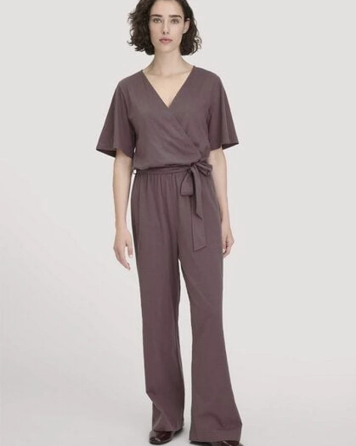 hessnatur Jersey Overall Regular in reiner Bio-Baumwolle