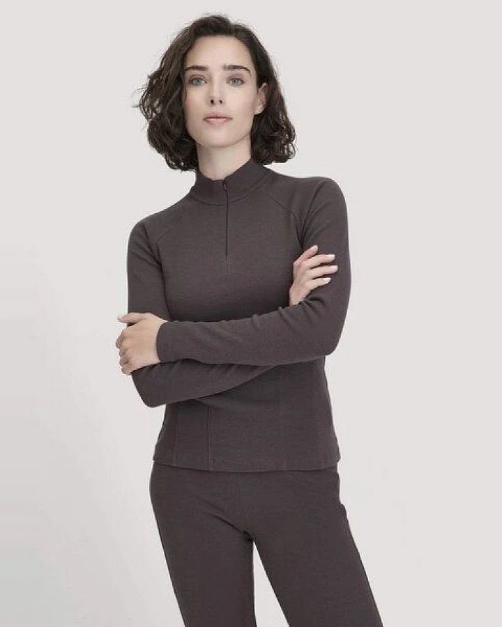 hessnatur Longsleeve Fitted BETTER RECYCLING aus Bio-Baumwolle