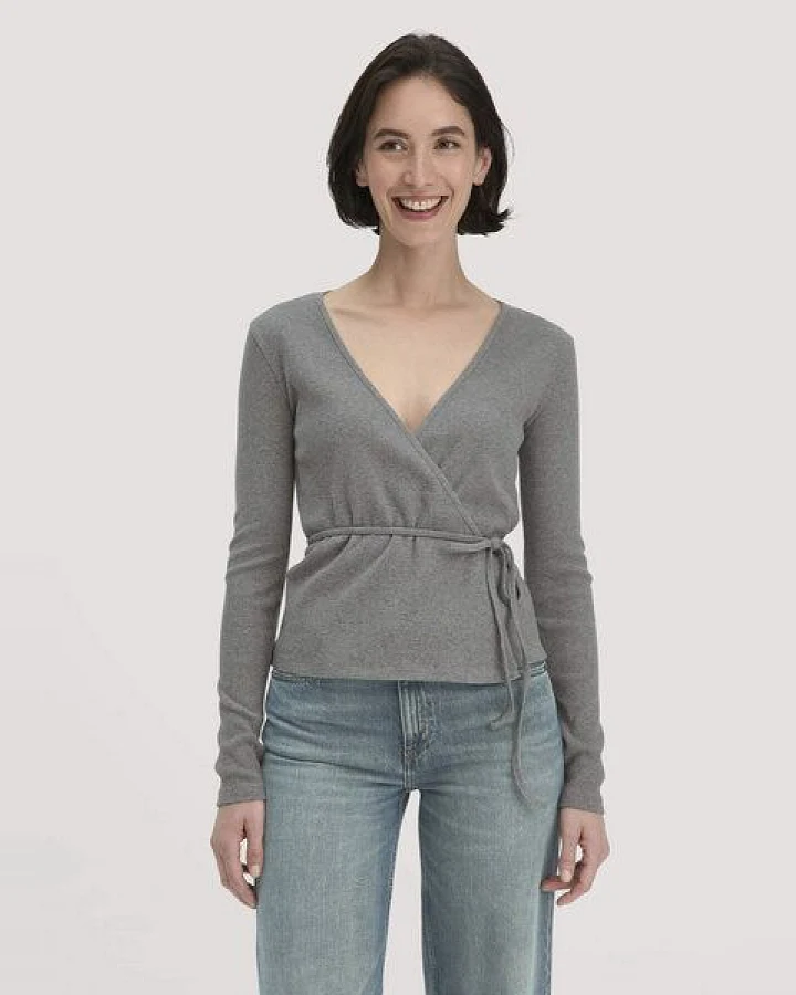 hessnatur Rib Longsleeve Slim aus Bio-Baumwolle