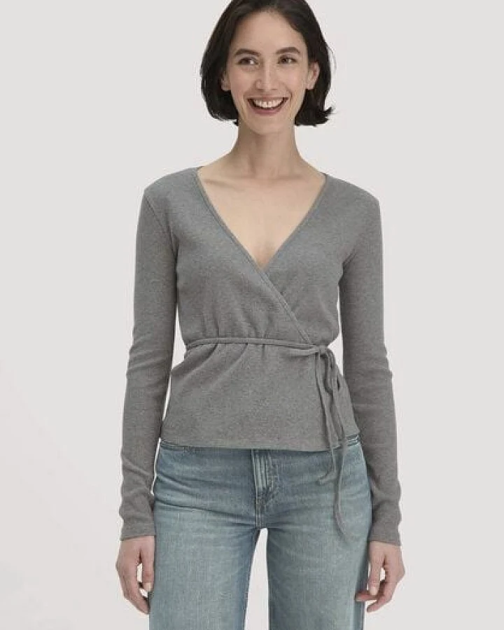 hessnatur Rib Longsleeve Slim aus Bio-Baumwolle