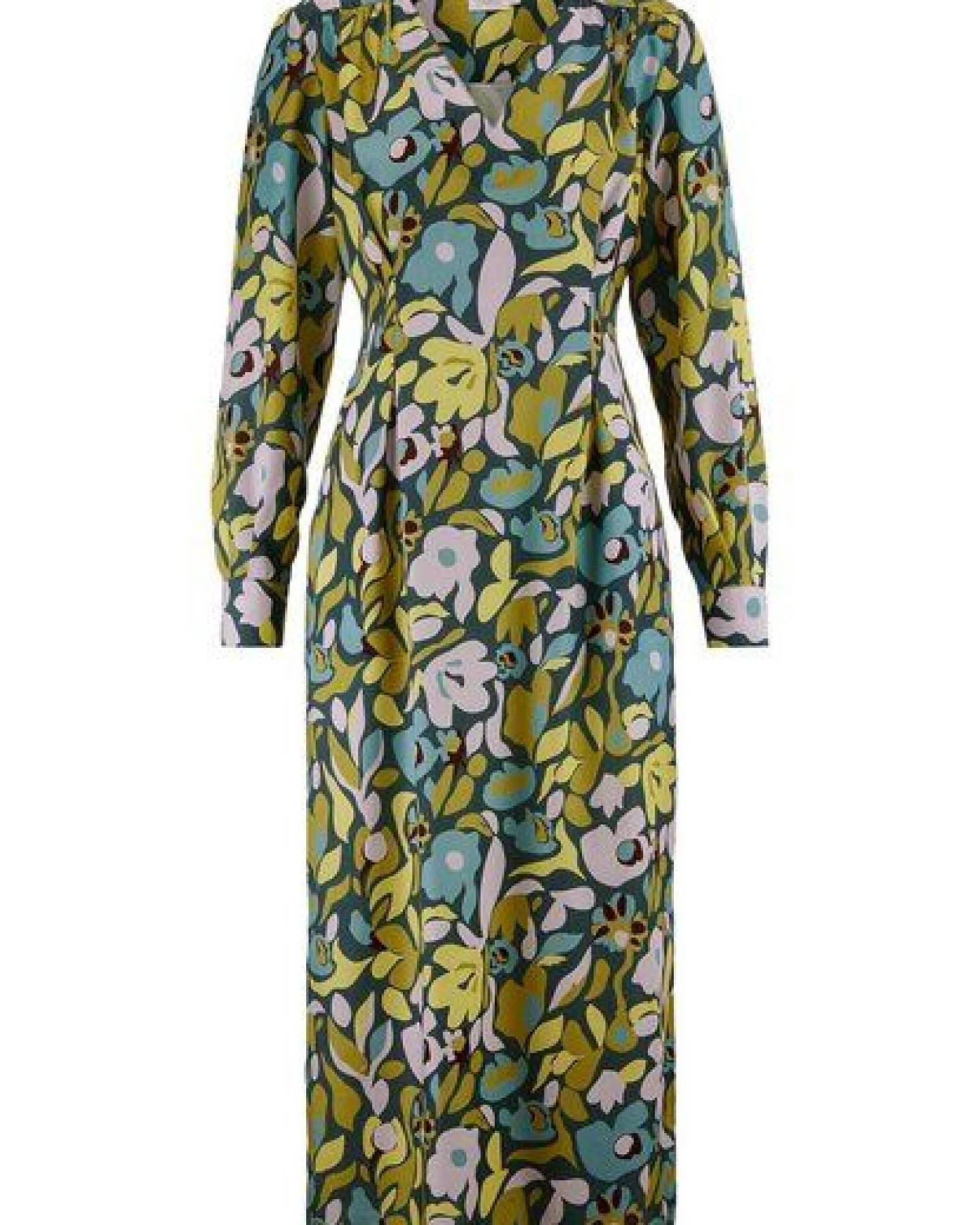 hessnatur Kleid Knöchellang Regular aus LENZING ECOVERO Satin – Ansicht 3