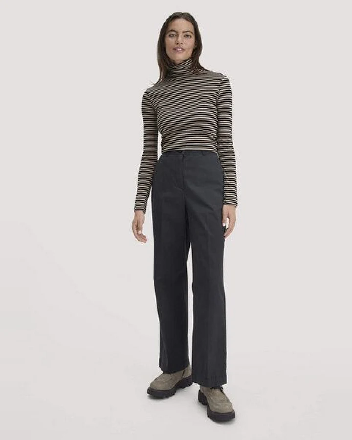 hessnatur Hose Straight Leg Relaxed aus Bio-Baumwolle