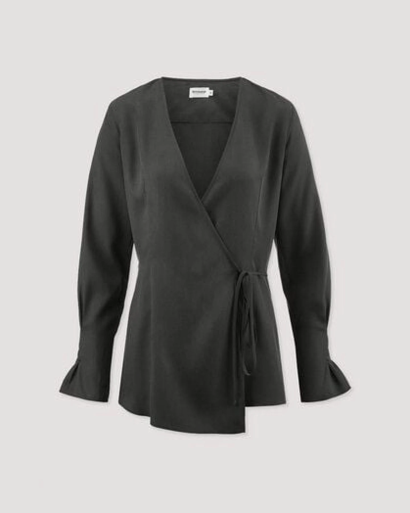 hessnatur Wickelbluse Regular aus reinem TENCEL Lyocell – Ansicht 4