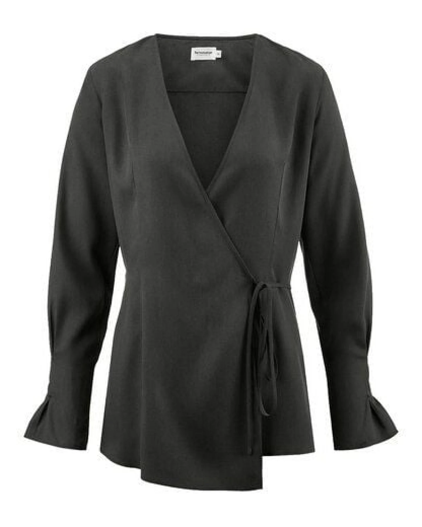 hessnatur Wickelbluse Regular aus reinem TENCEL Lyocell – Ansicht 3